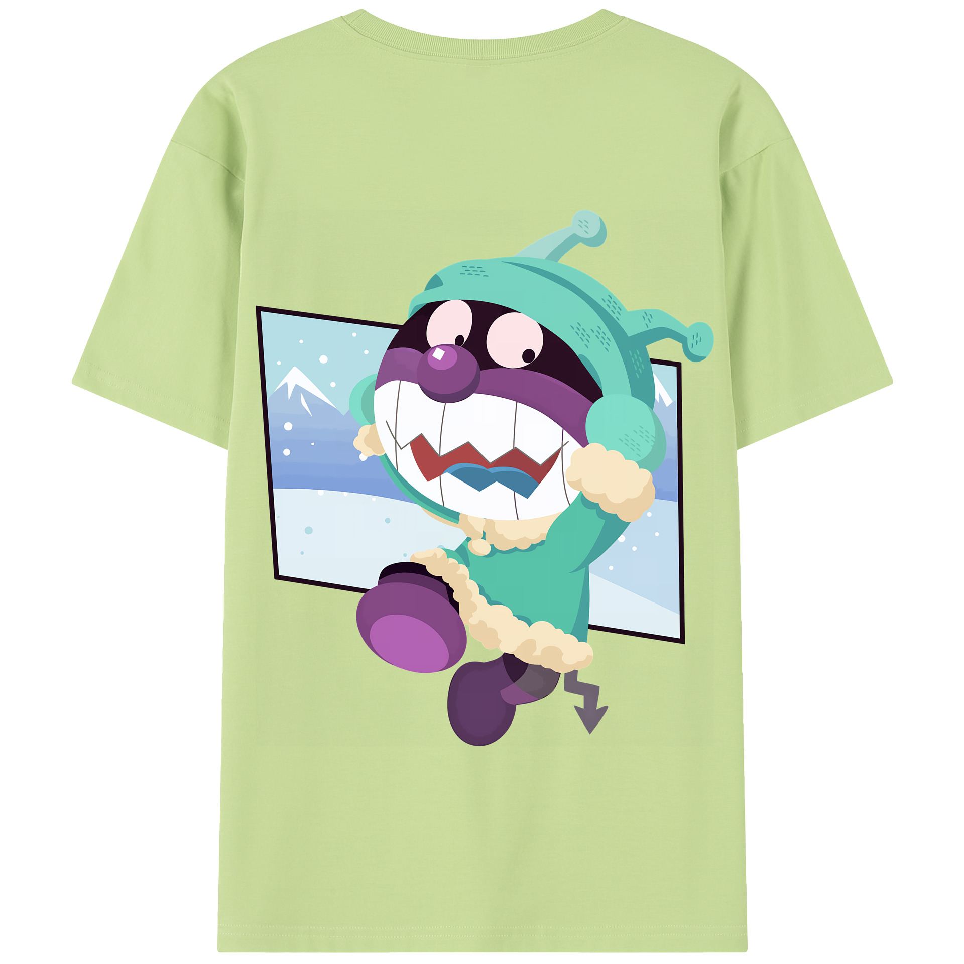 （画像用） アンパンマン Anpanman 綿100％半袖Tシャツ（背面プリント）